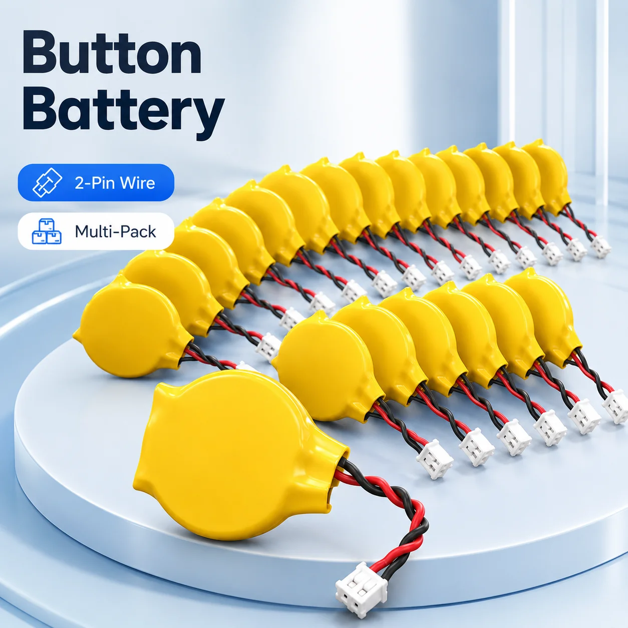 2-50Pcs CR2032 CMOS Battery With 2Pin 1.25mm Cable Connector Disassembled Battery For Laptop Mainboard BIOS Replacement
2-50Pcs CR2032 CMOS Battery With 2Pin 1.25mm Cable Connector Disassembled Battery For Laptop Mainboard BIOS Replacement
