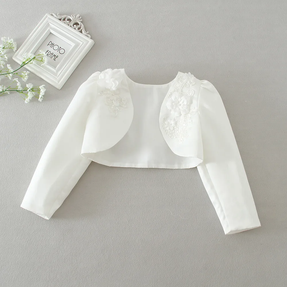 Girls' Wedding Long-Sleeved Jacket-Children'S Handmade Beading With Princess Dress And Shawl,
Girls' Wedding Long-Sleeved Jacket-Children'S Handmade Beading With Princess Dress And Shawl,