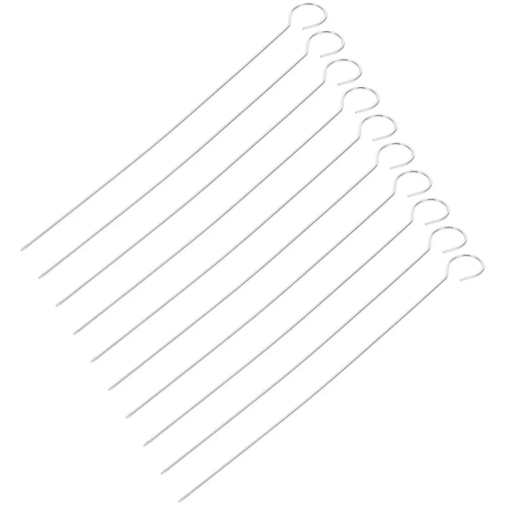 25 PCS Barbecue Skewers Grill Bbq for Grilling Stainless Steel Needles Kabob Silver Heavy Duty Flat
25 PCS Barbecue Skewers Grill Bbq for Grilling Stainless Steel Needles Kabob Silver Heavy Duty Flat
