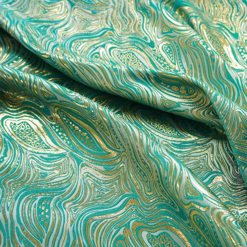Metallic Water Wave 3D Jacquard Fabric Kids Formal Coat Puffy Skirt Handmade Luxury Textured Durable Material Sewing Supplies
Metallic Water Wave 3D Jacquard Fabric Kids Formal Coat Puffy Skirt Handmade Luxury Textured Durable Material Sewing Supplies