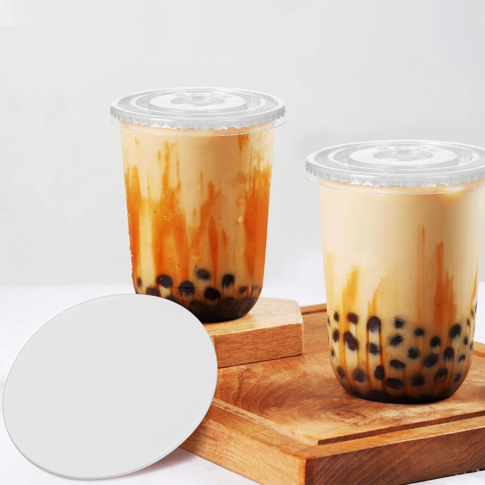 50Pcs Round Leak Proof Sealing Film Coffee Cup Sealer Drink Covers Easy to Use No Equipment Needed Universal Fit
50Pcs Round Leak Proof Sealing Film Coffee Cup Sealer Drink Covers Easy to Use No Equipment Needed Universal Fit