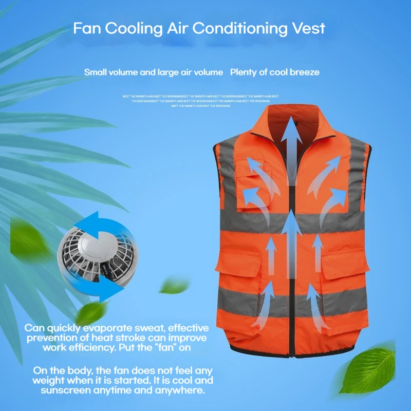 European and American Popular Unisex Comfortable Skin Friendly Protective Clothing with Three Speed Cooling Fan Workwear
European and American Popular Unisex Comfortable Skin Friendly Protective Clothing with Three Speed Cooling Fan Workwear