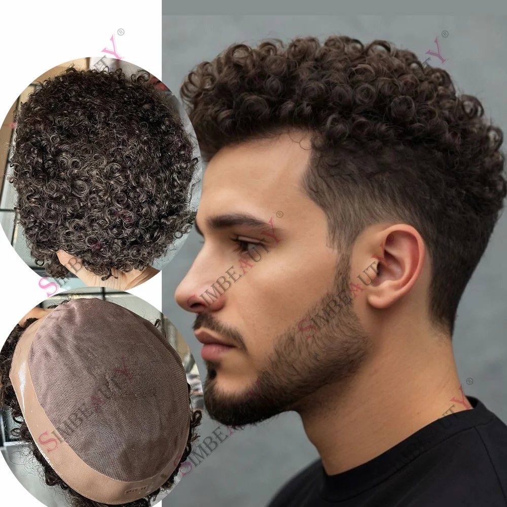 Dark Brown #2 Afro Curl Toupee 8mm/10mm/12mm Kinky Curly Human Hair Replacement Hairpieces Strong Fine Mono African Prosthesis
Dark Brown #2 Afro Curl Toupee 8mm/10mm/12mm Kinky Curly Human Hair Replacement Hairpieces Strong Fine Mono African Prosthesis