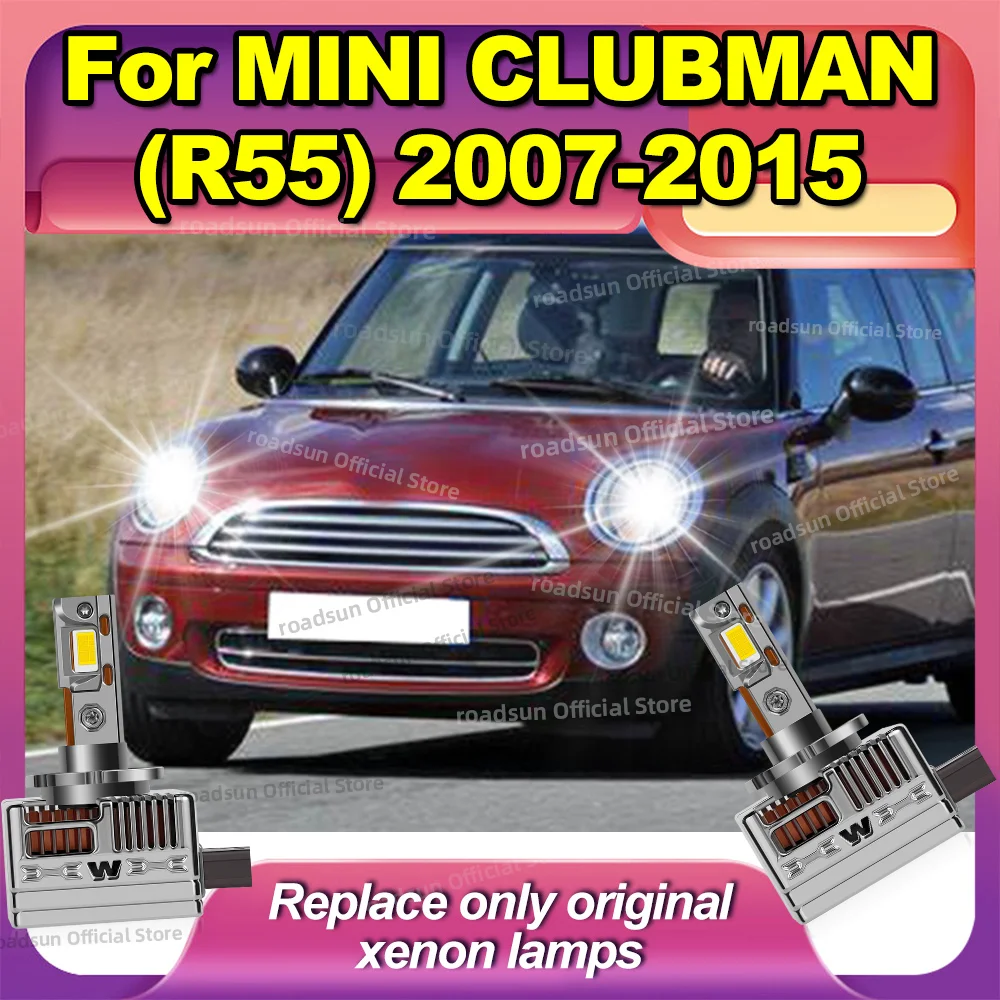 LED Canbus Car Headlights Bulbs 1:1 Xenon HID Auto Lamp 6000K For MINI CLUBMAN R55 2007-2015 2010 2011 2012 2013 2014
LED Canbus Car Headlights Bulbs 1:1 Xenon HID Auto Lamp 6000K For MINI CLUBMAN R55 2007-2015 2010 2011 2012 2013 2014