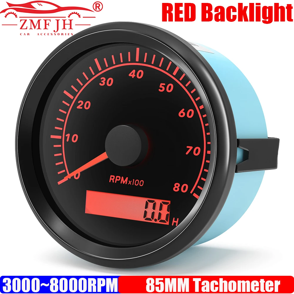 ZMFJH Auto Car Boat 85MM Tachometer 3000RPM,4000RPM,6000RPM,7000RPM,8000RPM for Diesel Petrol Engine Marine Yacht RV Red Light
ZMFJH Auto Car Boat 85MM Tachometer 3000RPM,4000RPM,6000RPM,7000RPM,8000RPM for Diesel Petrol Engine Marine Yacht RV Red Light