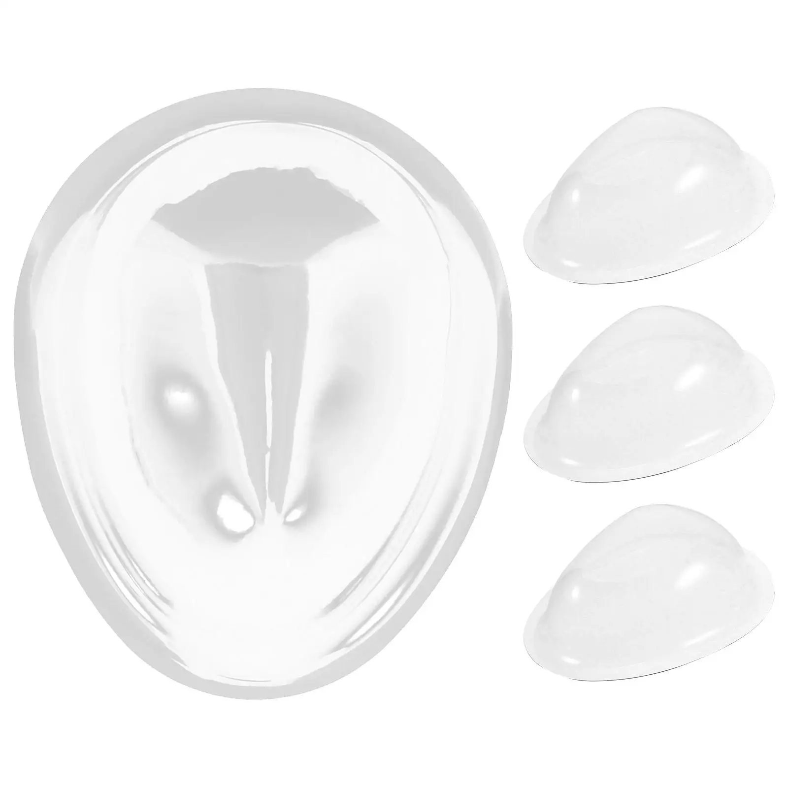 4 Pcs Mask Plastic Face Covers for DIY Craft Protection Clear Transparent Cover Egg Shaped Wear Resistant
4 Pcs Mask Plastic Face Covers for DIY Craft Protection Clear Transparent Cover Egg Shaped Wear Resistant