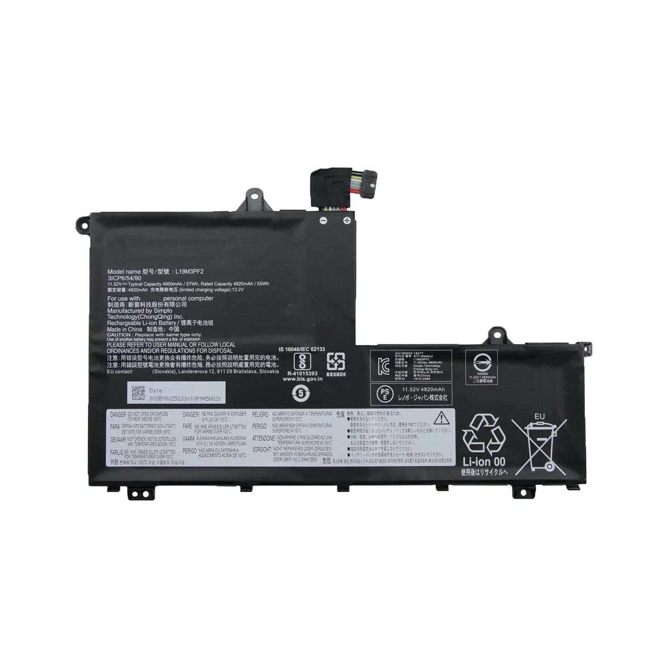 Аккумулятор l19m3pf1 для Lenovo ThinkBook 14/15-iml-iil Zhaoyang E4/5 K4E-iml
Аккумулятор l19m3pf1 для Lenovo ThinkBook 14/15-iml-iil Zhaoyang E4/5 K4E-iml