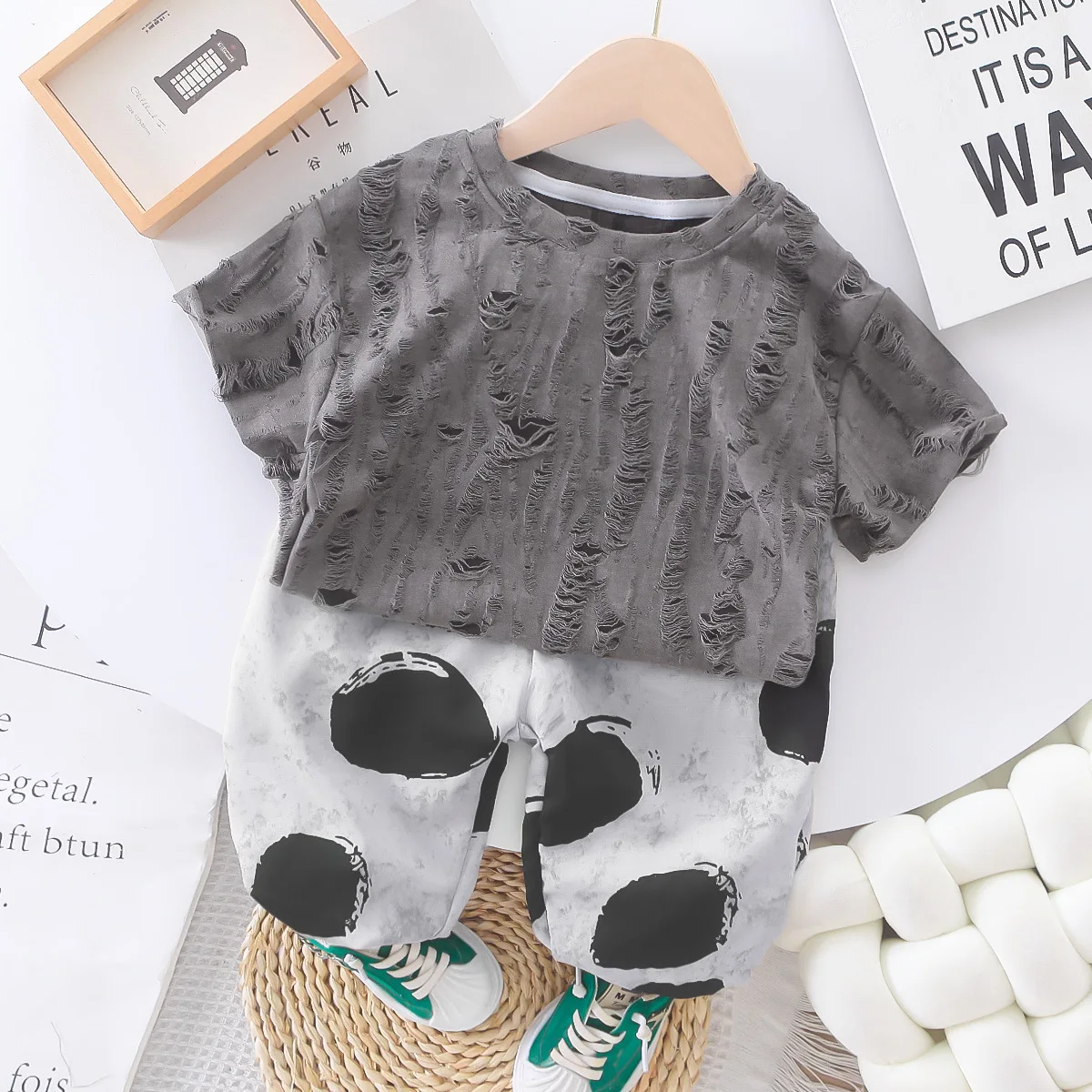 Summer Newborn Baby Boy Clothes Sets Summer Fashion Casual T-shirt + Pants 2Pcs Children Clothing Suits Kids Tracksuit 1-4 Years
Summer Newborn Baby Boy Clothes Sets Summer Fashion Casual T-shirt + Pants 2Pcs Children Clothing Suits Kids Tracksuit 1-4 Years