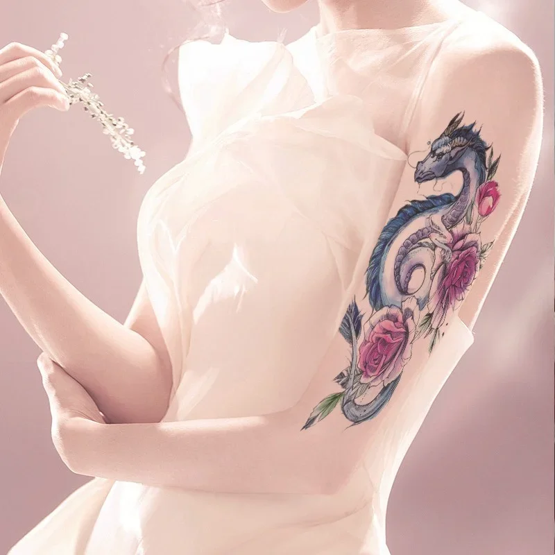 Disposable Fake Tattoo Women Black Line Waterproof Temporary Tattoo Sticker Whale Deer Panda Animal Flash Tattoos Body Art
Disposable Fake Tattoo Women Black Line Waterproof Temporary Tattoo Sticker Whale Deer Panda Animal Flash Tattoos Body Art