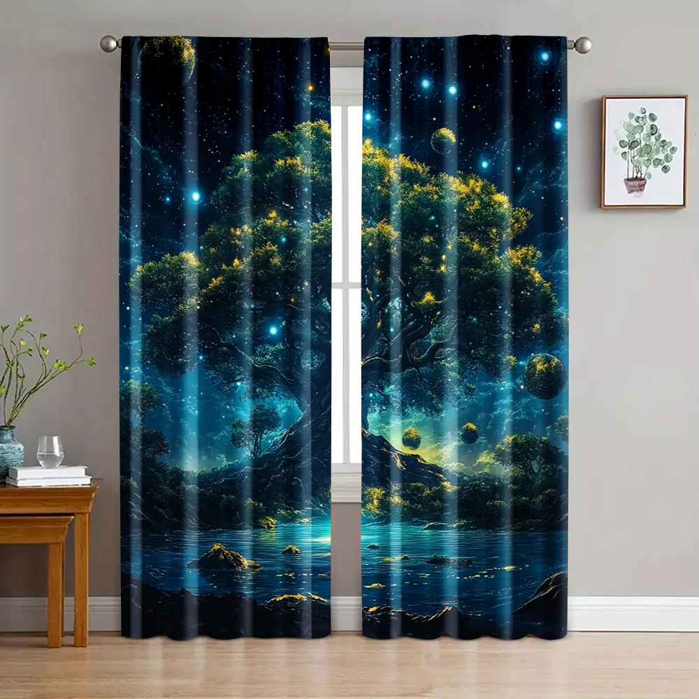 2pc, Curtains Enchanting Tree of Life Versatile 100% Polyester,Without Electricity summer party decorations for room decor
2pc, Curtains Enchanting Tree of Life Versatile 100% Polyester,Without Electricity summer party decorations for room decor