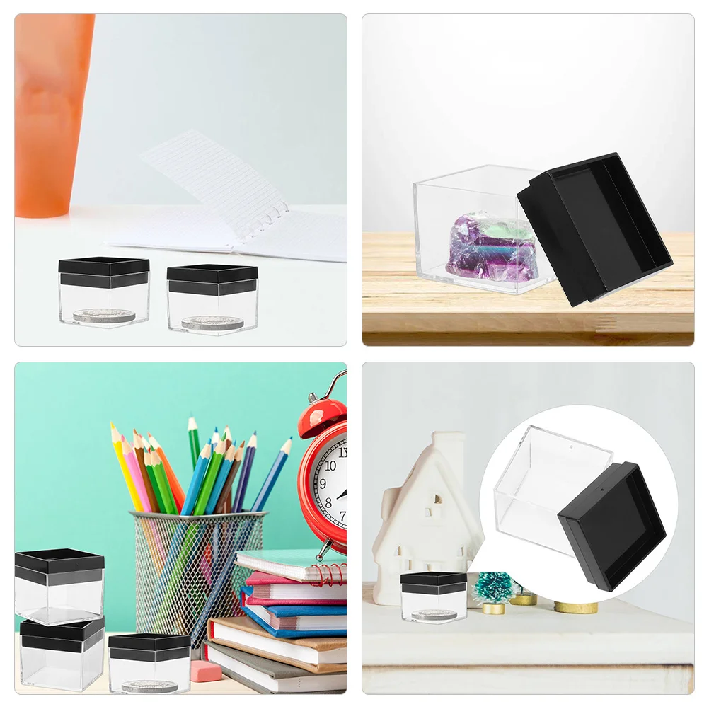 12pcs Square Transparent Box 3.5X3.5X2Cm Specimen Display Case For Mineral Crafts Storage Organizer Container 
12pcs Square Transparent Box 3.5X3.5X2Cm Specimen Display Case For Mineral Crafts Storage Organizer Container