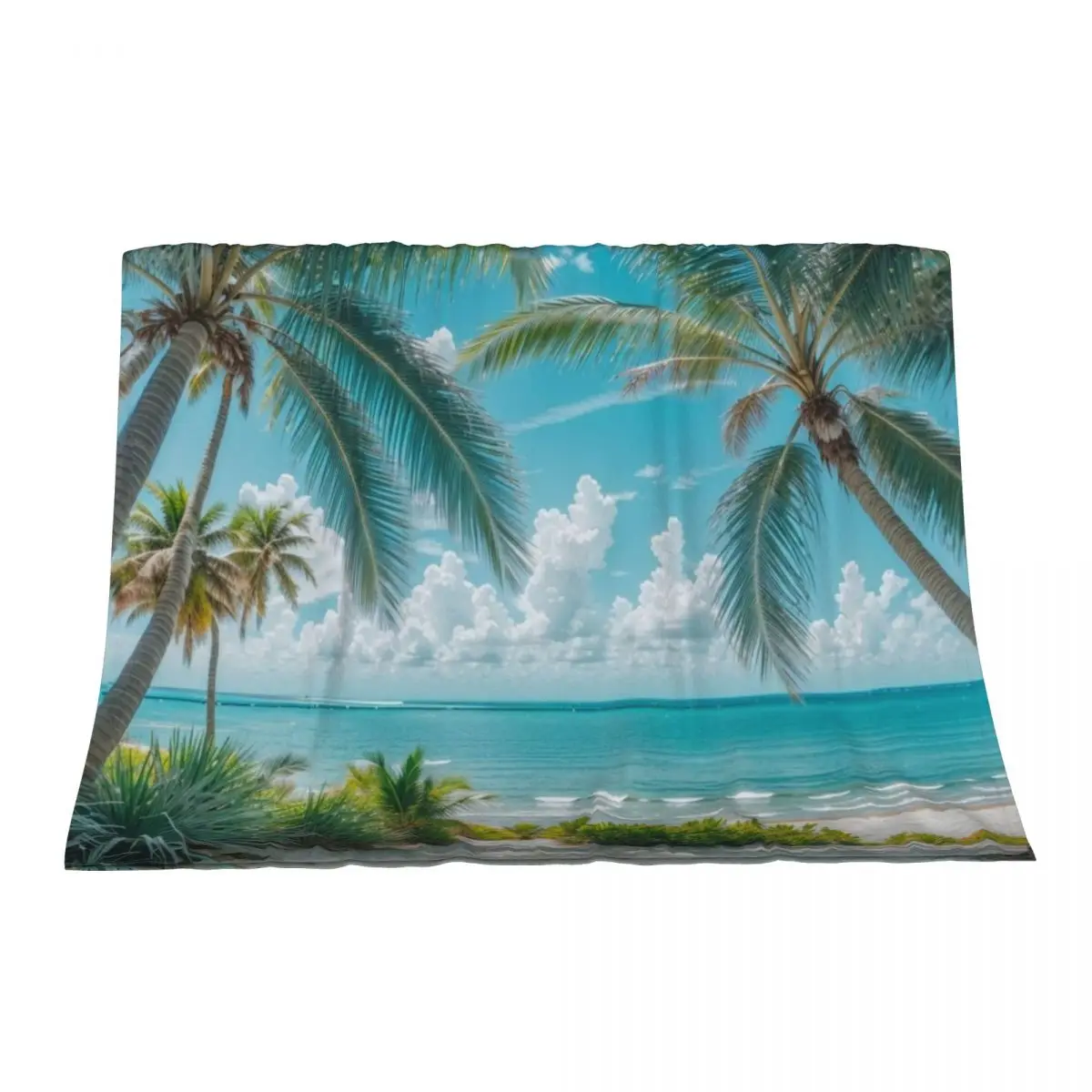 Pastel Palm Trees Scene Throw Blanket Hair Thermal Soft Plaid for winter Blankets
Pastel Palm Trees Scene Throw Blanket Hair Thermal Soft Plaid for winter Blankets