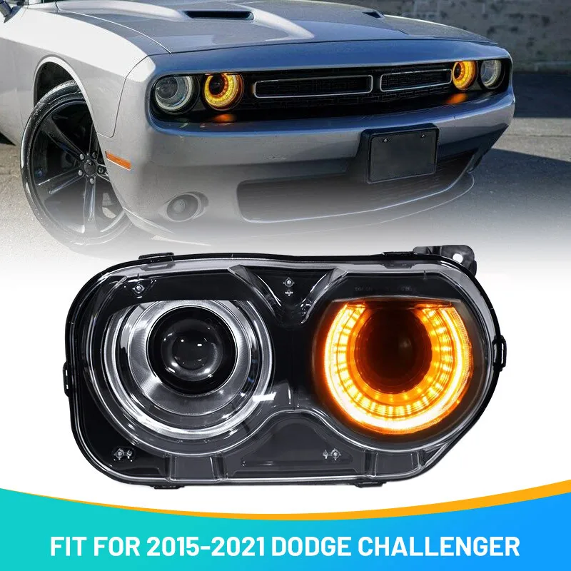 Галогенная фара-проектор для Dodge Challenger 2015-2023, пассажирская сторона
Галогенная фара-проектор для Dodge Challenger 2015-2023, пассажирская сторона