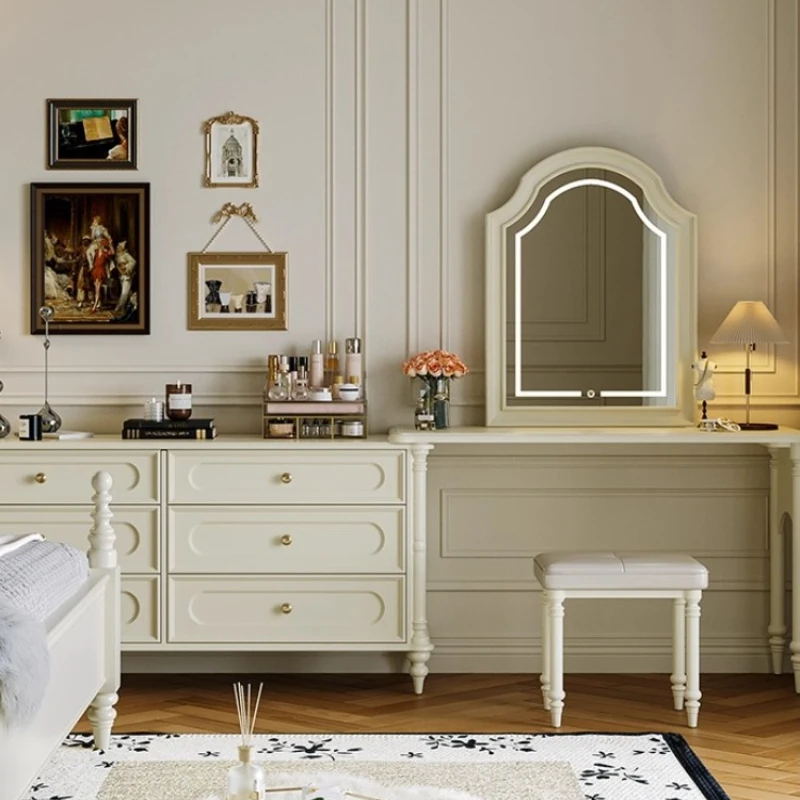 Mirror Stand Dressing Table Italian White Living Room Drawers Dressing Table Comfortable Women Penteadeiras Home Accessories
Mirror Stand Dressing Table Italian White Living Room Drawers Dressing Table Comfortable Women Penteadeiras Home Accessories