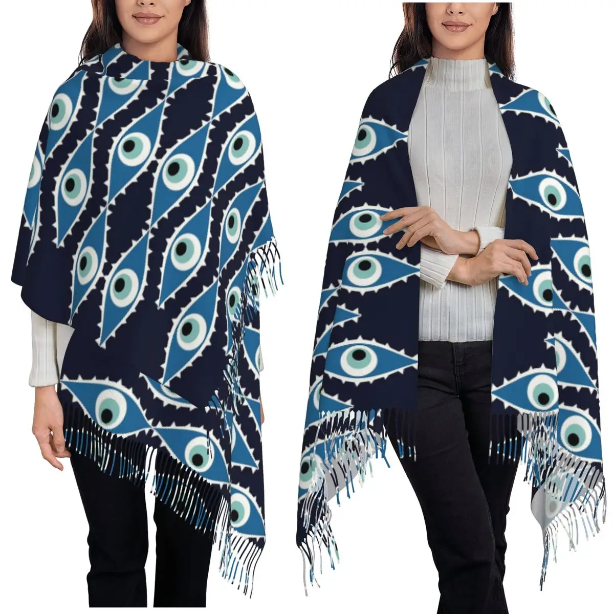 Греческий шарф от сглаза, шарфы с кисточками для женщин, мягкие теплые шали и накидки, длинная осенне-зимняя шаль
Греческий шарф от сглаза, шарфы с кисточками для женщин, мягкие теплые шали и накидки, длинная осенне-зимняя шаль