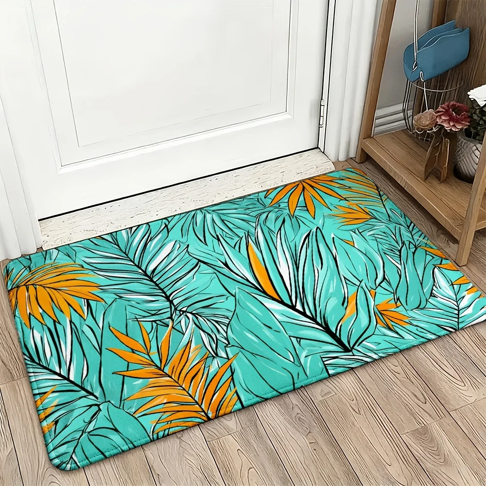High Quality Tropical Palm Leaf Print Doormat for Home Decor Entryway Mat Boho Jungle Aesthetic Rug 40x60cm
High Quality Tropical Palm Leaf Print Doormat for Home Decor Entryway Mat Boho Jungle Aesthetic Rug 40x60cm