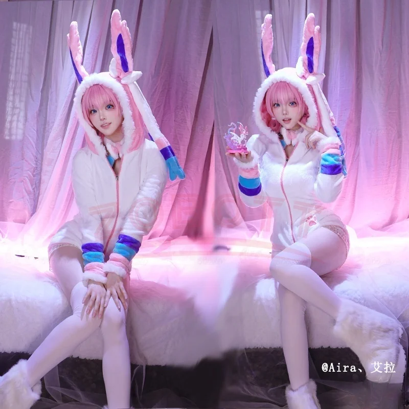 Anime Sexy Fluffy Hooded Bodysuit Deep V Kawaii Women Flannel Hooded Bodysuit Tail Socks Bunny Girl Cute Plush Pajamas Jumpsuit
Anime Sexy Fluffy Hooded Bodysuit Deep V Kawaii Women Flannel Hooded Bodysuit Tail Socks Bunny Girl Cute Plush Pajamas Jumpsuit