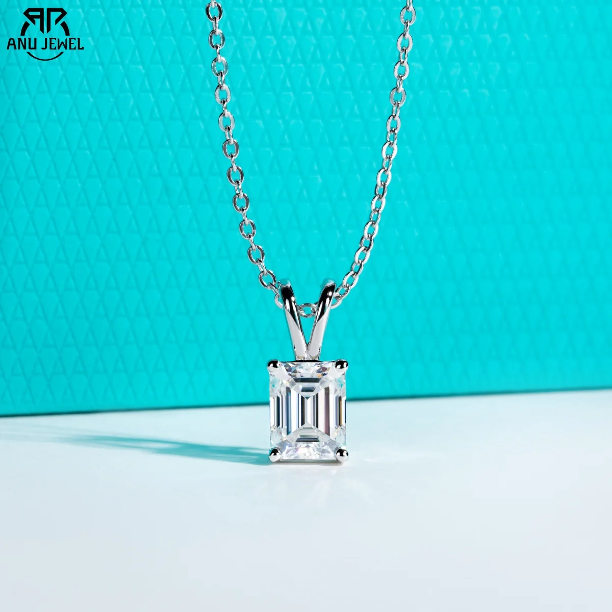 AnuJewel 2ct/3ct/4ct/5ct D Color Emerald Cut Moissanite Diamond Pendant Necklace 925 Sterling Silver Jewelry Gifts for Women
AnuJewel 2ct/3ct/4ct/5ct D Color Emerald Cut Moissanite Diamond Pendant Necklace 925 Sterling Silver Jewelry Gifts for Women
