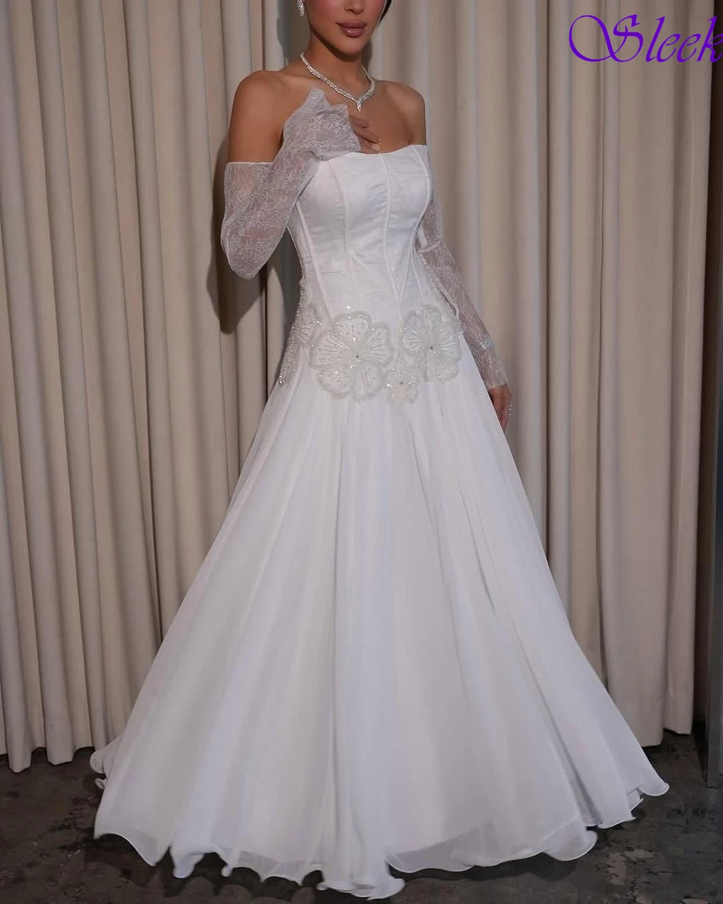 Customized A-Line Boat Neck Elegant Formal Evening Dress Fashion Temperament Bespoke Occasion Gowns High Quality Party Dress 
Customized A-Line Boat Neck Elegant Formal Evening Dress Fashion Temperament Bespoke Occasion Gowns High Quality Party Dress