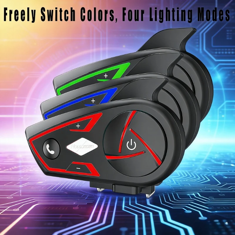 Houtonsen S3 1000M Motorcycle Bluetooth Helmet Intercom Waterproof Headset RGB Tri-Color Ambient Light Interphone
Houtonsen S3 1000M Motorcycle Bluetooth Helmet Intercom Waterproof Headset RGB Tri-Color Ambient Light Interphone