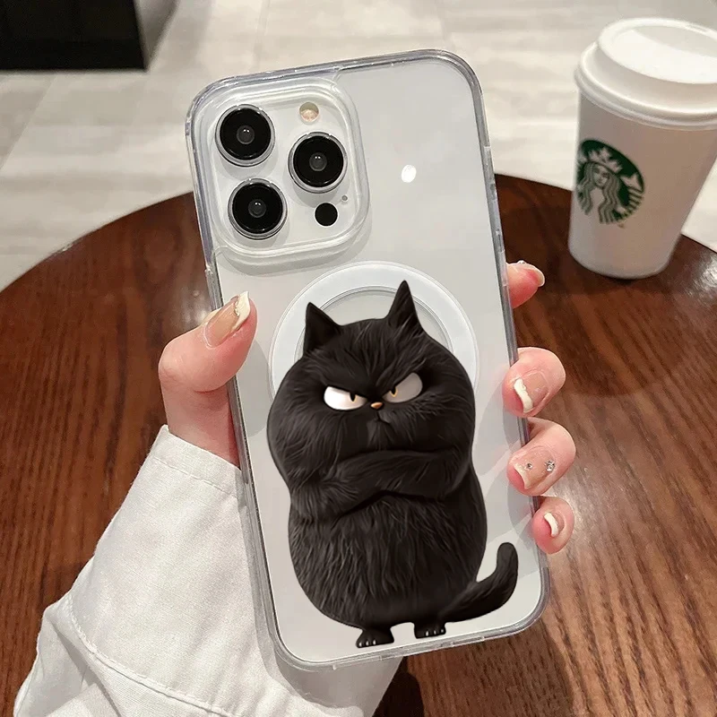 Arrogant Cat Magnetic Phone Case For iPhone 17 16 15 14 13 12 11 Pro Max 16 15 14 Plus For Magsafe Wireless Charging Cover Funda
Arrogant Cat Magnetic Phone Case For iPhone 17 16 15 14 13 12 11 Pro Max 16 15 14 Plus For Magsafe Wireless Charging Cover Funda