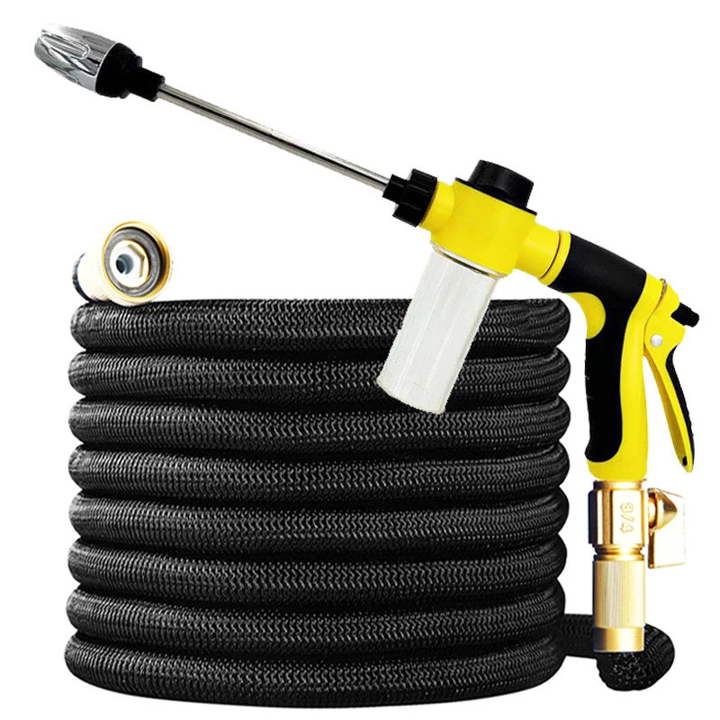 Gardening Expandable Hose, 3/4 "American Thread Solid Joint, High-Pressure Foam Gun, Used For Car Washing And Garden Irrigation
Gardening Expandable Hose, 3/4 "American Thread Solid Joint, High-Pressure Foam Gun, Used For Car Washing And Garden Irrigation