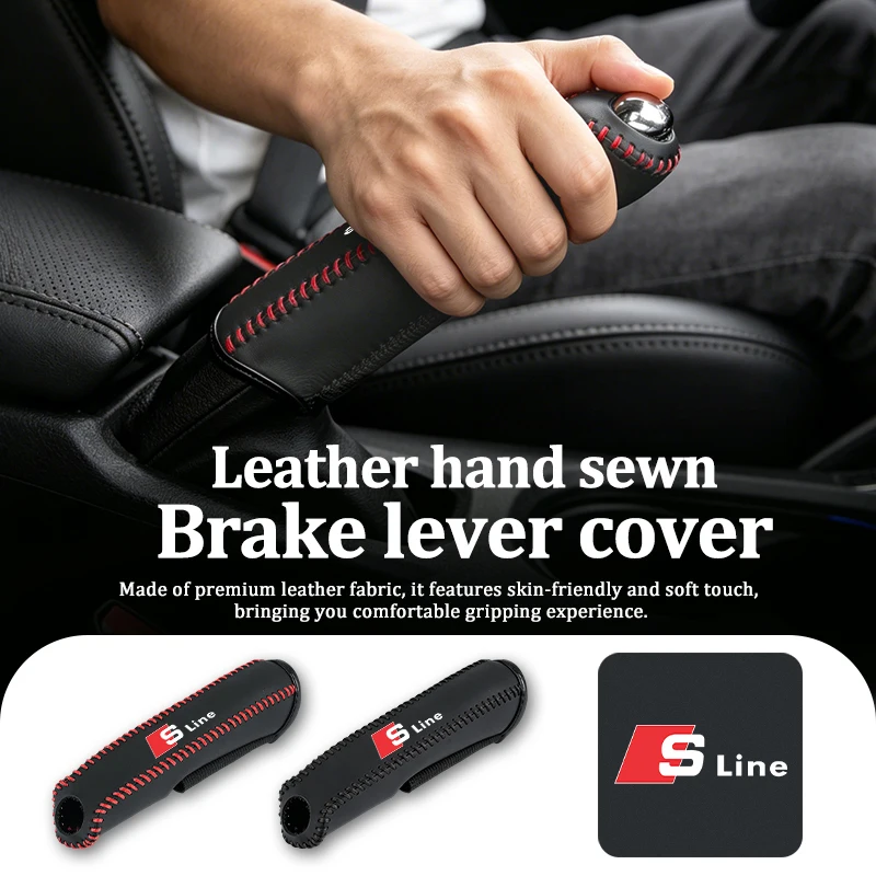 Universal Car Hand Sew Handbrake Sleeve Brake Lever Protection Cover For Audi S RS SLINE ABT Quattro A1 A2 A3 A4 A5 A6 A7 A8
Universal Car Hand Sew Handbrake Sleeve Brake Lever Protection Cover For Audi S RS SLINE ABT Quattro A1 A2 A3 A4 A5 A6 A7 A8