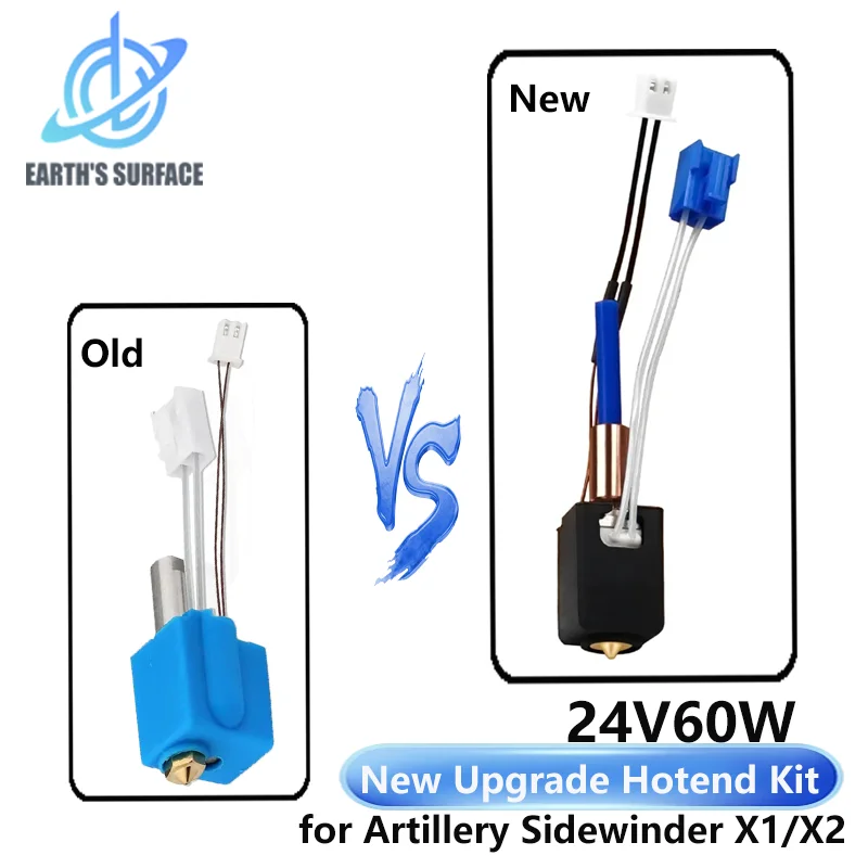 For Artillery Sidewinder X2 Hotend Upgrade Sidewinder X1 Hotend Kit 24V 64W Heating Tube Thermistor Nozzle 0.4 3D Printer Parts
For Artillery Sidewinder X2 Hotend Upgrade Sidewinder X1 Hotend Kit 24V 64W Heating Tube Thermistor Nozzle 0.4 3D Printer Parts