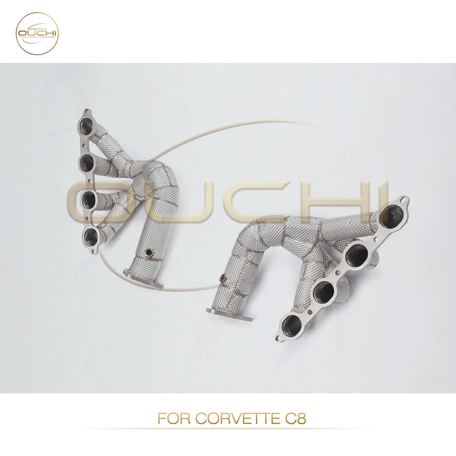 OUCHI Stainless Steel Manifold For Corvette C8 With Heat Shield Performance Exhaust System Upgrade Kit Car Accessories
OUCHI Stainless Steel Manifold For Corvette C8 With Heat Shield Performance Exhaust System Upgrade Kit Car Accessories