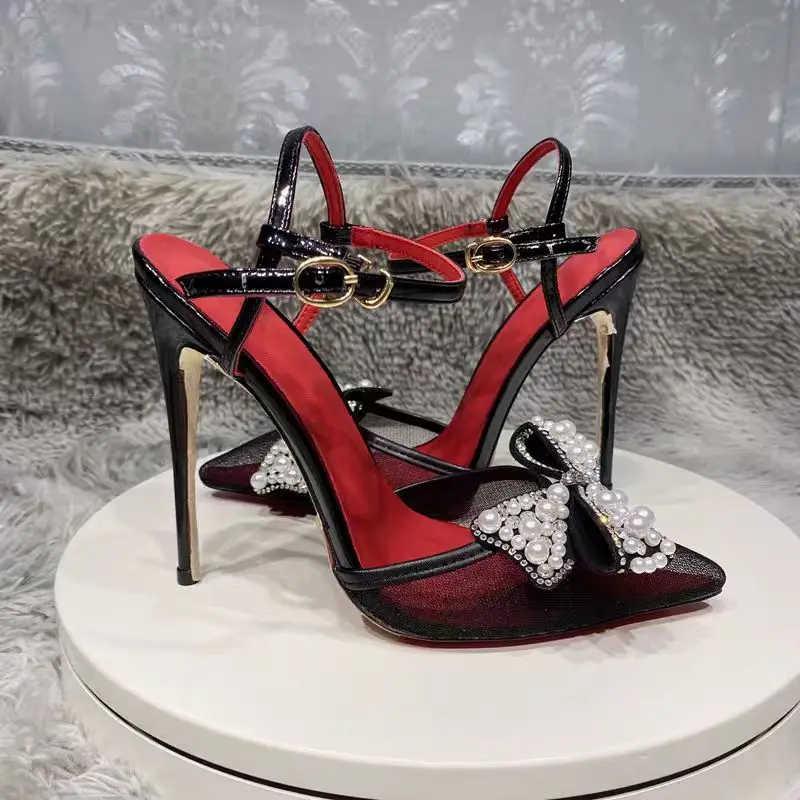 Black Diamond Bow Knot Buckle Pumps Thin High Heel Sexy Fashionable Cool Summer Casual Big Size Woman Shoes Zapatillas Mujer
Black Diamond Bow Knot Buckle Pumps Thin High Heel Sexy Fashionable Cool Summer Casual Big Size Woman Shoes Zapatillas Mujer