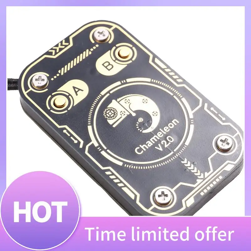 B68A Chameleon Ultra V2.0 RFID Смарт-чип-эмулятор + 2Xuid Брелок/картаCUID 125 кГц 13,56 МГц Декодирование карт NFC Дубликатор
B68A Chameleon Ultra V2.0 RFID Смарт-чип-эмулятор + 2Xuid Брелок/картаCUID 125 кГц 13,56 МГц Декодирование карт NFC Дубликатор