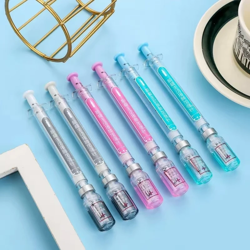 1/3Pcs Creative Syringe Modelling Neutral Pen Gel Signature Pens Students Nurse Gift Black Water Kawaii Stationery
1/3Pcs Creative Syringe Modelling Neutral Pen Gel Signature Pens Students Nurse Gift Black Water Kawaii Stationery