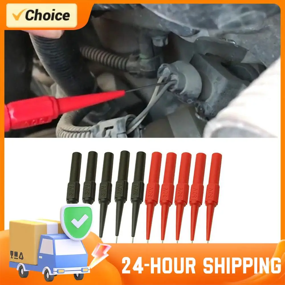 10pcs Multimeter Test Probes Insulation Piercing Pins Non-destructive Multimeter Test Probes Measuring Device for Banana Plug
10pcs Multimeter Test Probes Insulation Piercing Pins Non-destructive Multimeter Test Probes Measuring Device for Banana Plug