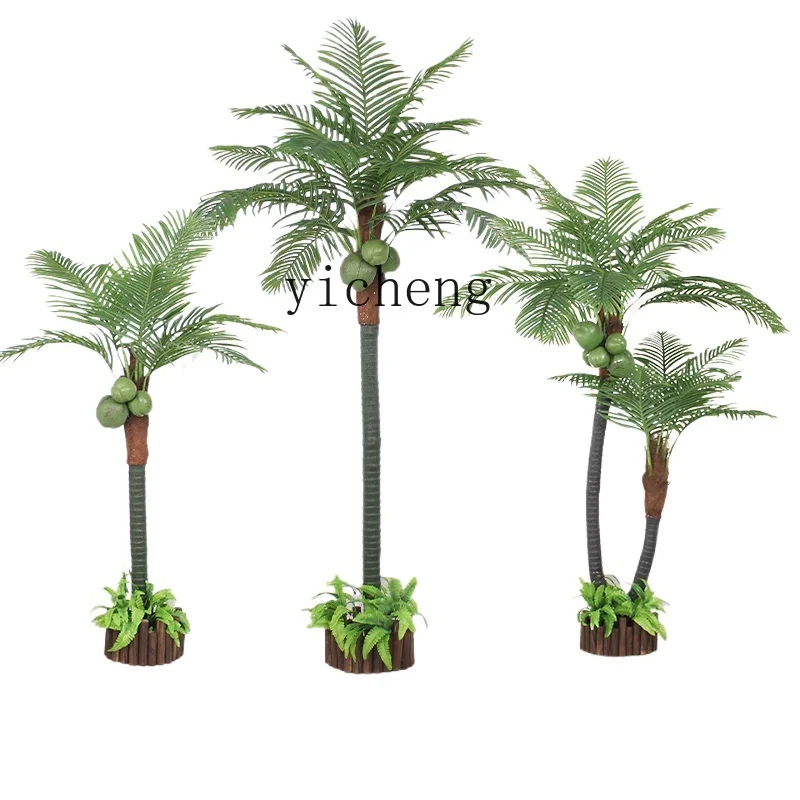 Zf simulation coconut tree living room green plant ornament tropical plant landscaping decoration
Zf simulation coconut tree living room green plant ornament tropical plant landscaping decoration