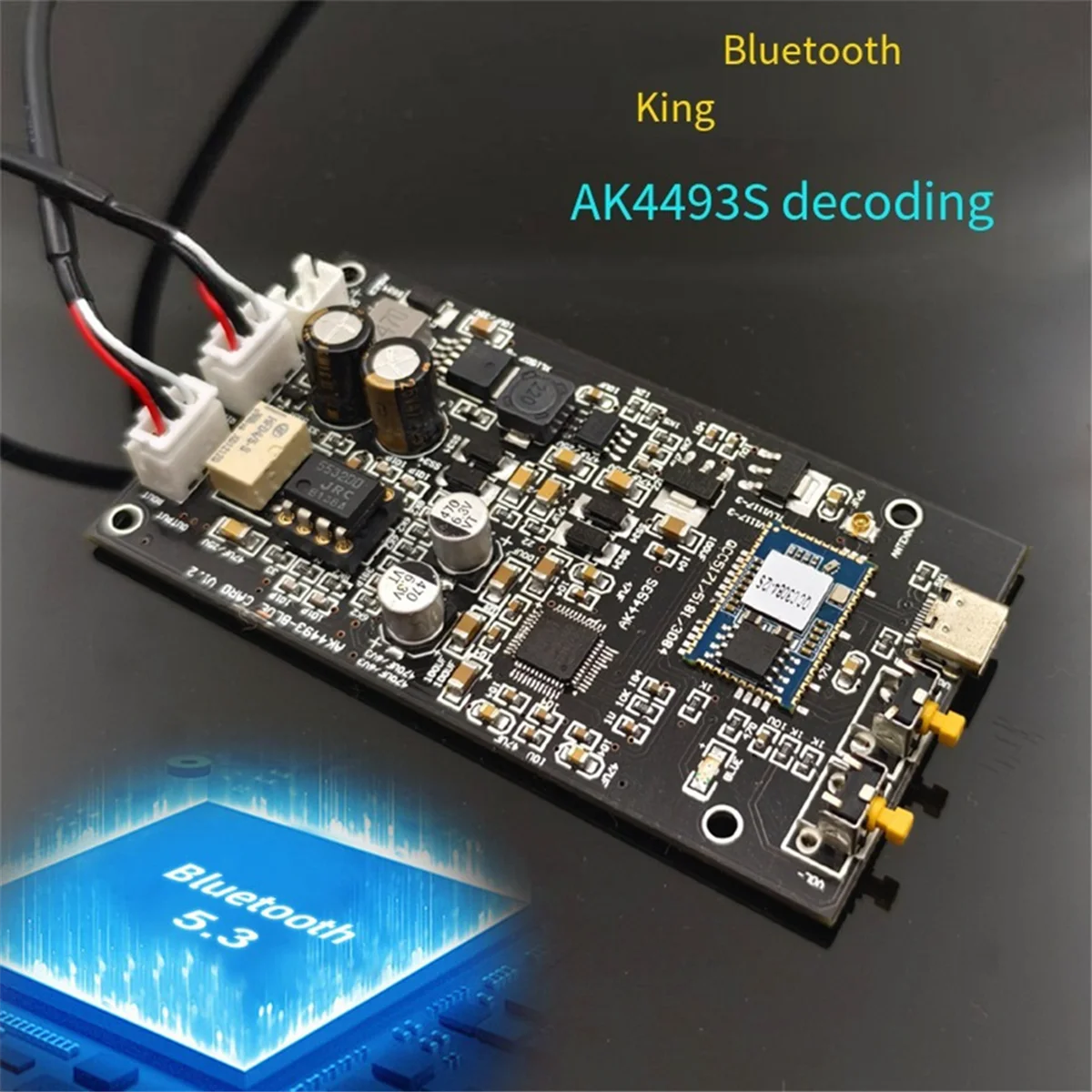 JAS-Upgrade Bluetooth 5.3 AK4493S Decoding Module Analog Input Hard Decoding for APTX HD LDAC
JAS-Upgrade Bluetooth 5.3 AK4493S Decoding Module Analog Input Hard Decoding for APTX HD LDAC