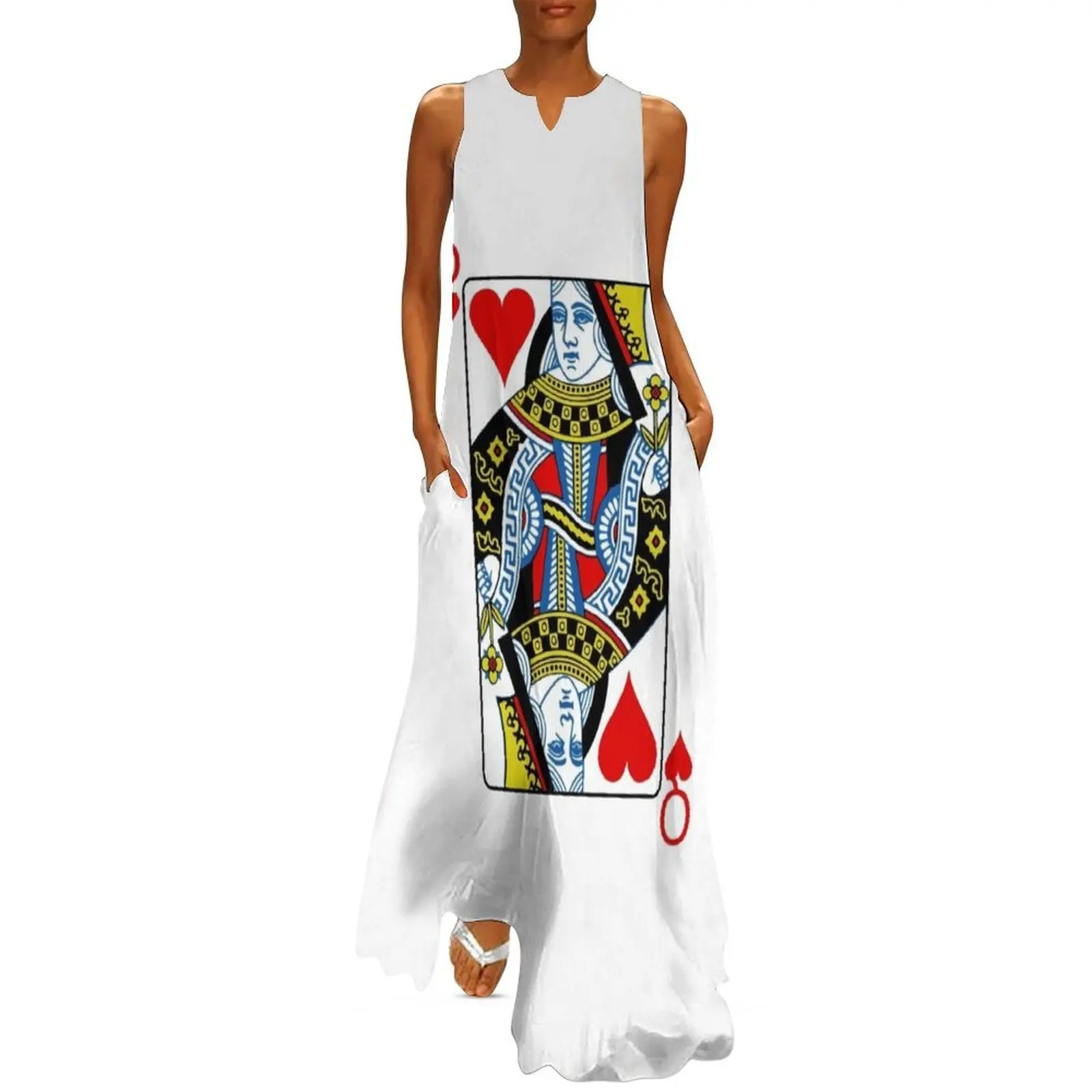 Queen of hearts playing card Long Dress summer dress Dresses gala ladies dresses for special occasion
Queen of hearts playing card Long Dress summer dress Dresses gala ladies dresses for special occasion