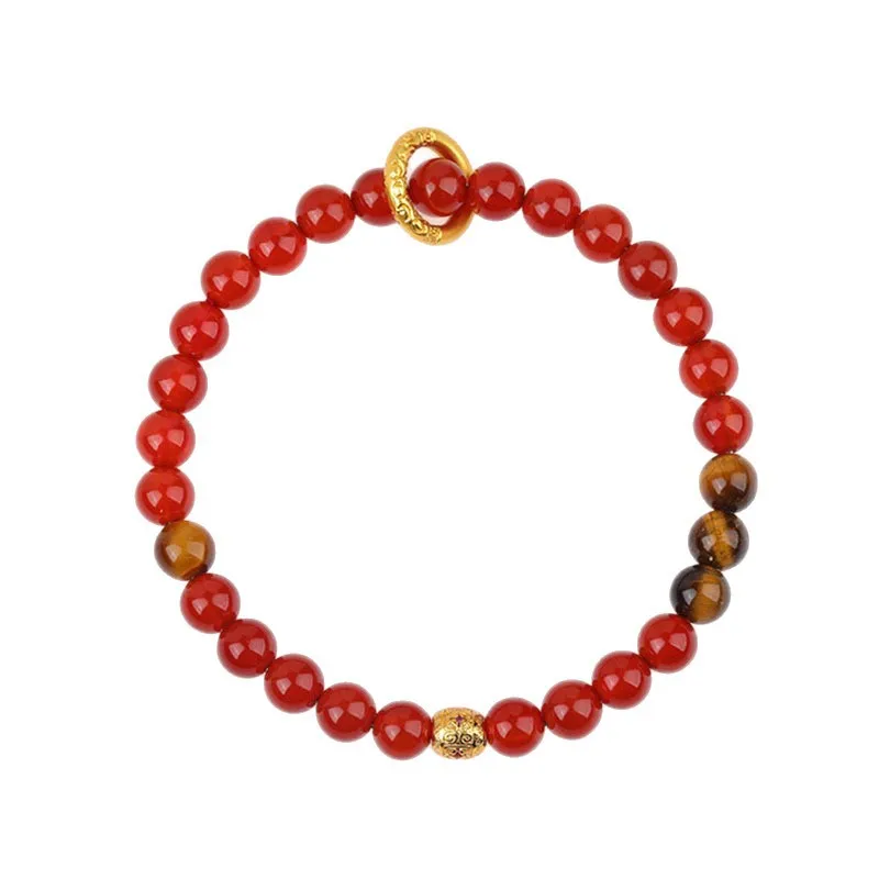 New 2026 Natural Crystal Beaded Bracelets Red Agate Yellow Tiger Eye Bracelets with Cloud Pattern Charms Gifts
New 2026 Natural Crystal Beaded Bracelets Red Agate Yellow Tiger Eye Bracelets with Cloud Pattern Charms Gifts