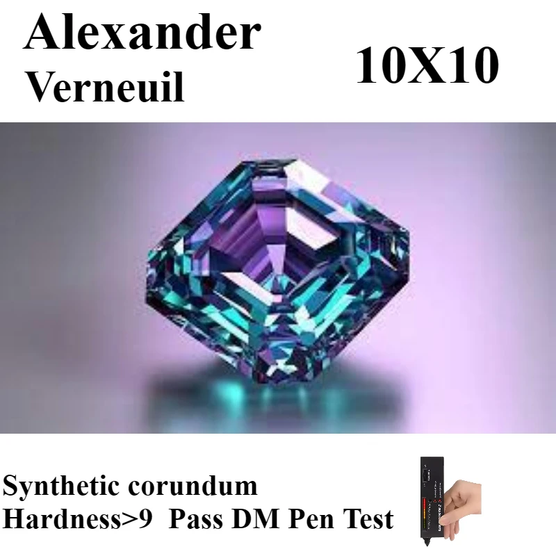 Синтетический корунд, меняющий цвет, александритовый драгоценный камень огранки, размер 10x10 мм, граненое ювелирное кольцо и кулон, размер камня
Синтетический корунд, меняющий цвет, александритовый драгоценный камень огранки, размер 10x10 мм, граненое ювелирное кольцо и кулон, размер камня