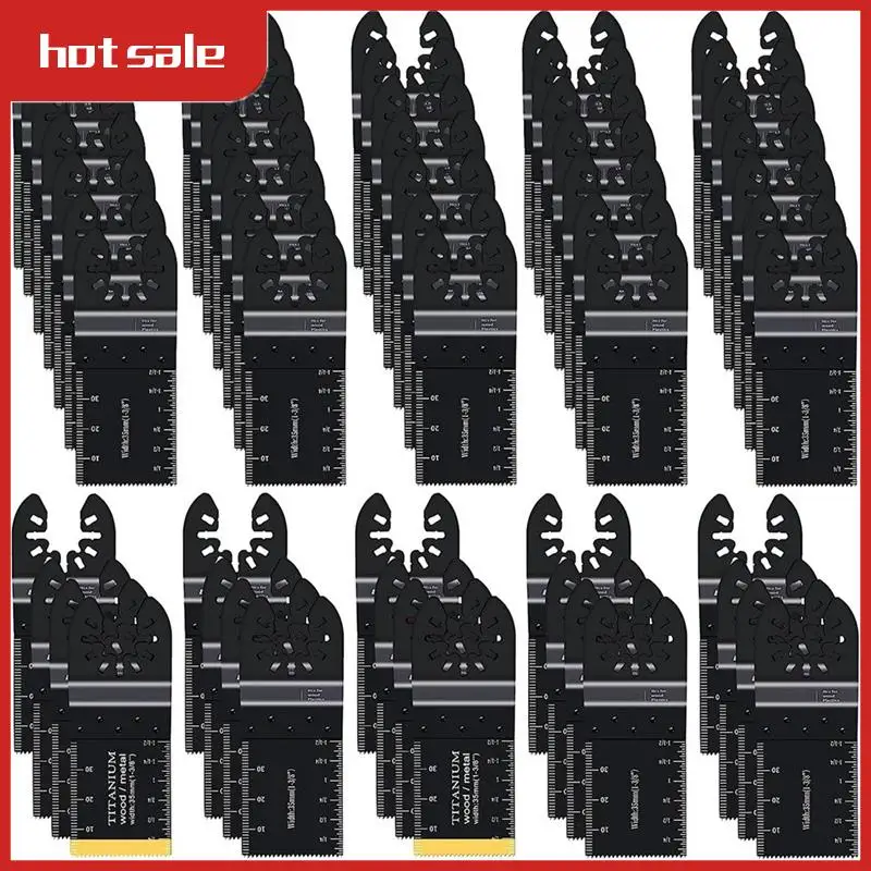 55 PCS Oscillating Saw Blades Universal Multitool Blades For Wood Plastics Metal
55 PCS Oscillating Saw Blades Universal Multitool Blades For Wood Plastics Metal