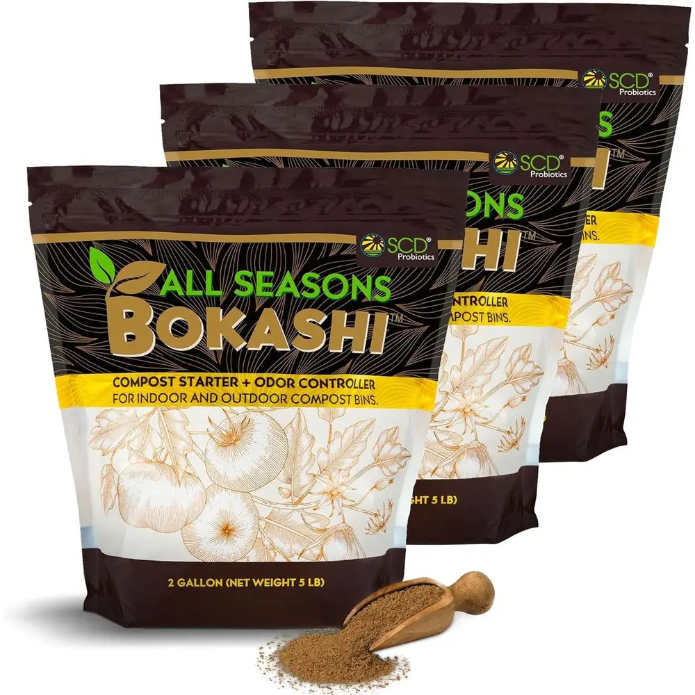 Quick & Easy Bokashi Composting Bin - Dry Bran for Low-Odor Food & Pet Waste Composting (16.5 lb)
Quick & Easy Bokashi Composting Bin - Dry Bran for Low-Odor Food & Pet Waste Composting (16.5 lb)