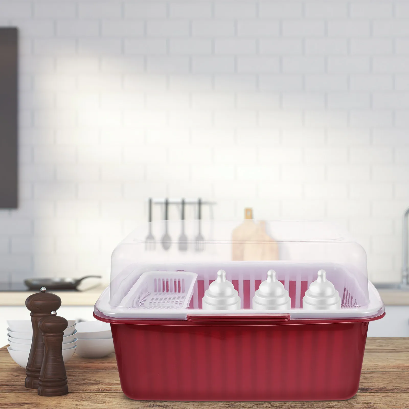 1 шт. Прочный контейнер для хранения детских бутылочек с откидной крышкой, пылезащитный, для кухни, детской комнаты, путешествий
1 шт. Прочный контейнер для хранения детских бутылочек с откидной крышкой, пылезащитный, для кухни, детской комнаты, путешествий