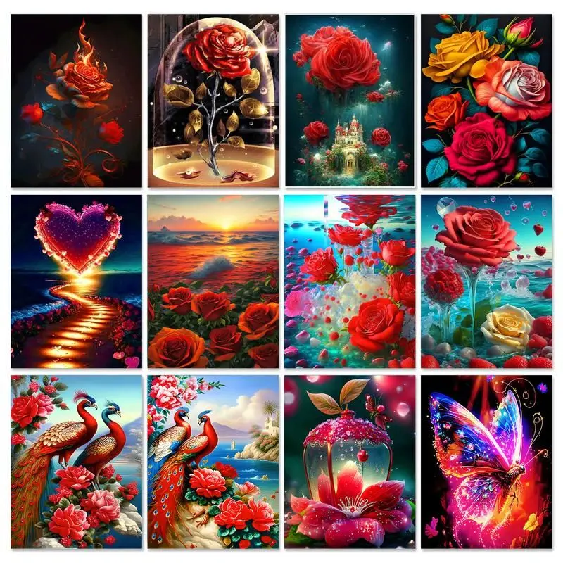 GATYZTORY Frame Butterfly Paint By Numbers For Adults Kits Canvas Painting Rose Flowers Pictures By Numbers For Home Wall Art
GATYZTORY Frame Butterfly Paint By Numbers For Adults Kits Canvas Painting Rose Flowers Pictures By Numbers For Home Wall Art