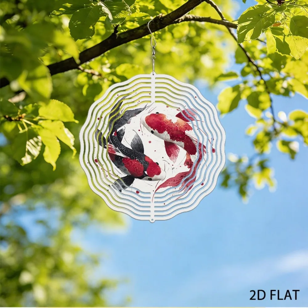 Watercolor Koi Iron Wind Chime 10in Garden Art Outdoor Decor Patio Hanging
Watercolor Koi Iron Wind Chime 10in Garden Art Outdoor Decor Patio Hanging