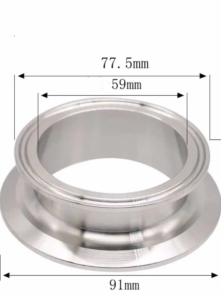 Blind Reducer OD77.5mm x OD91mm Sanitary 304 Stainless Steel Blind Reducer with Tri-Clamp Flanges,Stub Ends,and Cover Plates
Blind Reducer OD77.5mm x OD91mm Sanitary 304 Stainless Steel Blind Reducer with Tri-Clamp Flanges,Stub Ends,and Cover Plates