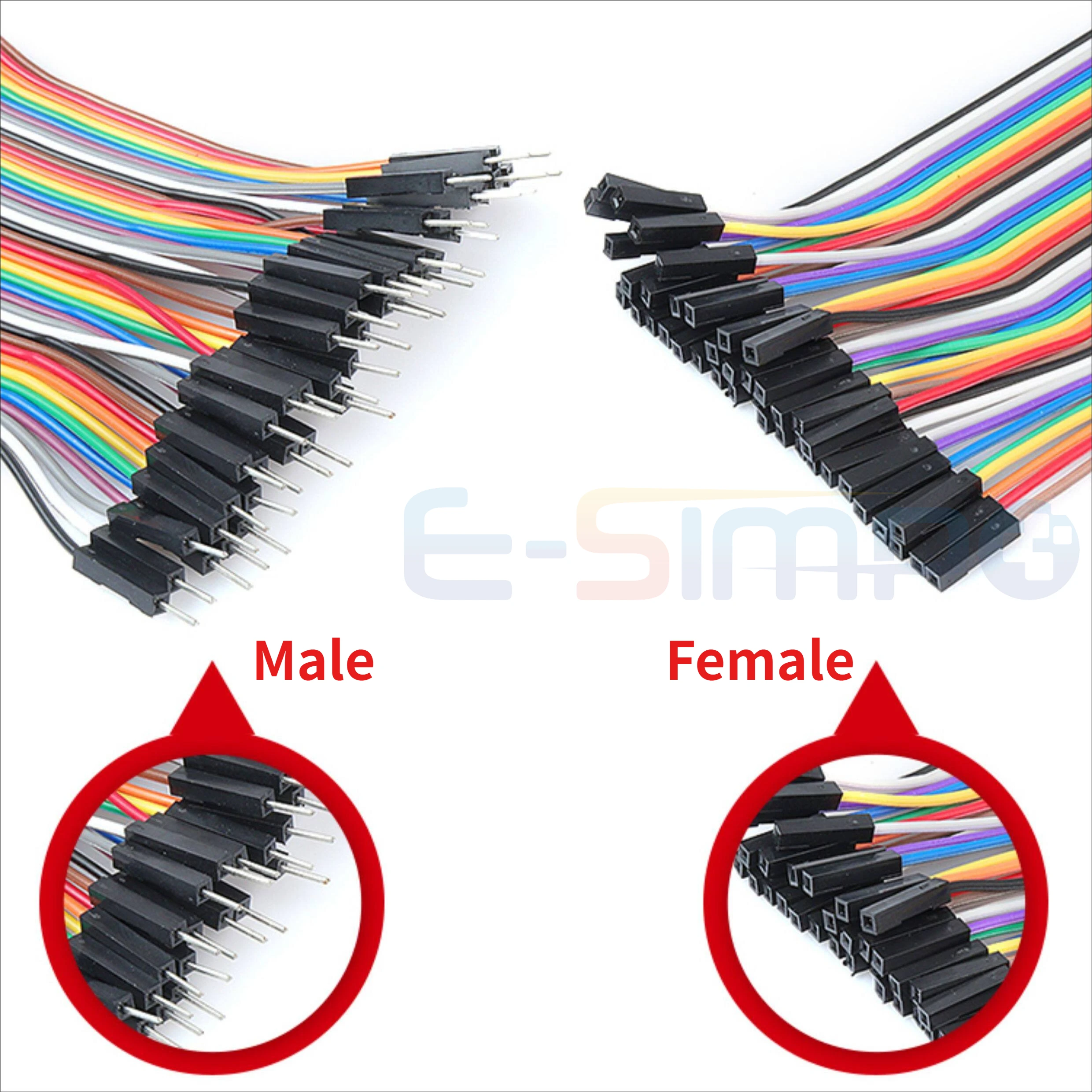 40Pin Dupont 2.54mm Jumper Wire 10/15/20/30CM Female To Female/Male To Female/Male To Male Jumper Line Connecting Cable DIY KIT
40Pin Dupont 2.54mm Jumper Wire 10/15/20/30CM Female To Female/Male To Female/Male To Male Jumper Line Connecting Cable DIY KIT