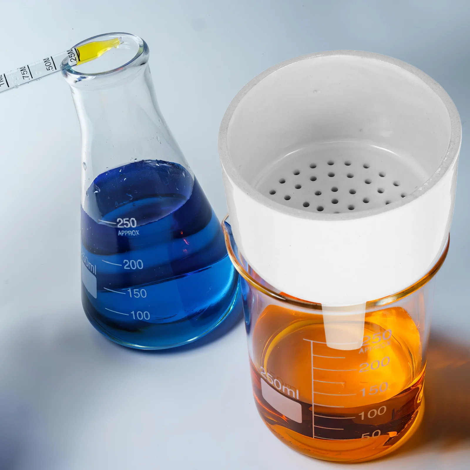 Buchner Funnel Laboratory Filtration Set for Science Experiments School Filtering Tool
Buchner Funnel Laboratory Filtration Set for Science Experiments School Filtering Tool