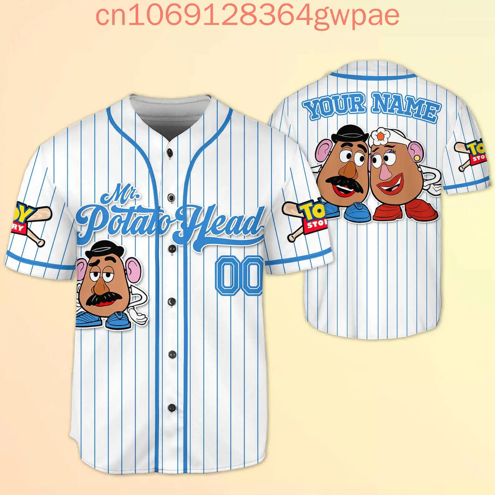 Disney Toy Story Potato Mrs Porato 3D бейсбольный трикотаж летние мужские и женские повседневные бейсбольные рубашки с коротким рукавом бейсбольная форма
Disney Toy Story Potato Mrs Porato 3D бейсбольный трикотаж летние мужские и женские повседневные бейсбольные рубашки с коротким рукавом бейсбольная форма