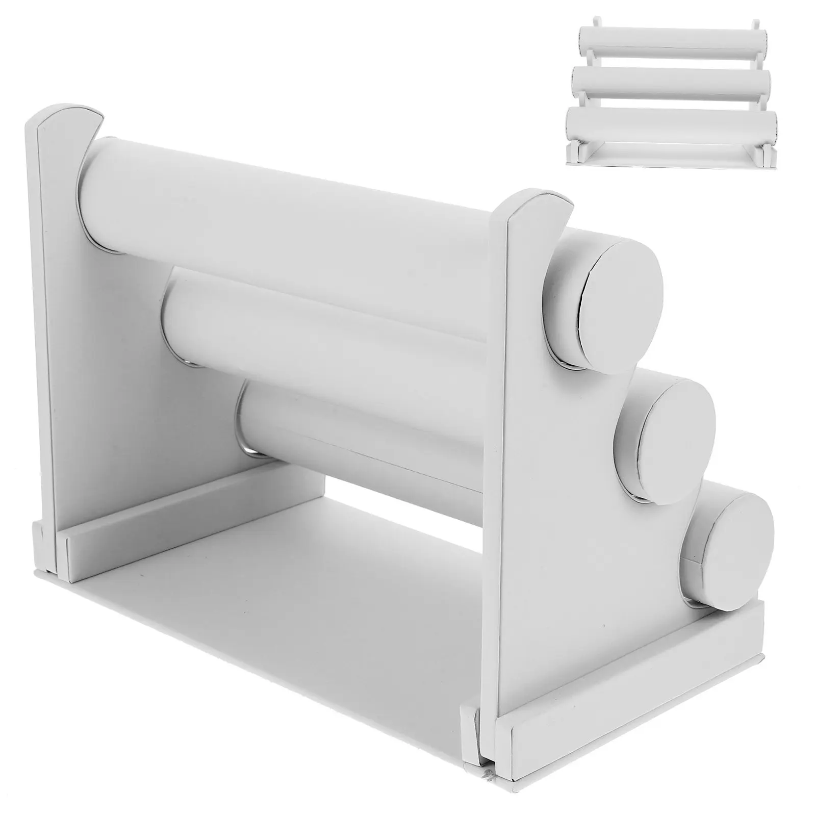 Трехуровневая подставка для украшений: браслетов, часов, браслетов-обручей, с нескользящим основанием, гладкой поверхностью, для хранения, для дома и магазина
Трехуровневая подставка для украшений: браслетов, часов, браслетов-обручей, с нескользящим основанием, гладкой поверхностью, для хранения, для дома и магазина