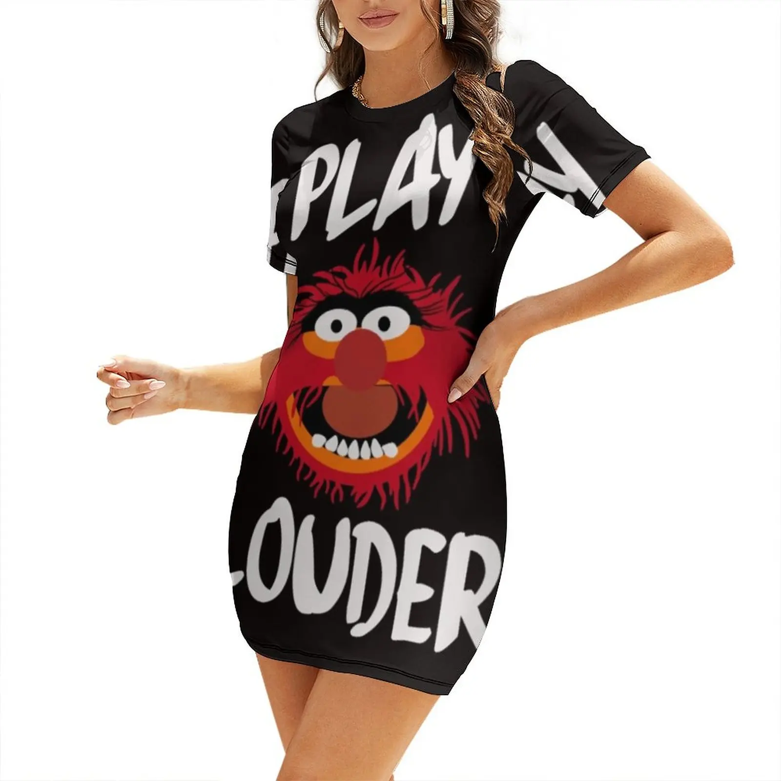 Animal Play Louder Short Sleeved Dress summer women's dress 2025 evening dresses women Women's skirt dress for women
Animal Play Louder Short Sleeved Dress summer women's dress 2025 evening dresses women Women's skirt dress for women