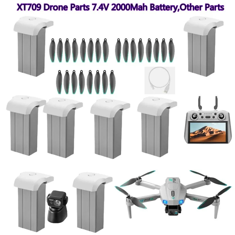 XT709 GPS Бесщеточный RC Дрон Квадрокоптер Запасные части 7,4 В 2000 мАч Батарея USB Лезвие Предотвращение препятствий XT709 Аксессуары для дронов
XT709 GPS Бесщеточный RC Дрон Квадрокоптер Запасные части 7,4 В 2000 мАч Батарея USB Лезвие Предотвращение препятствий XT709 Аксессуары для дронов